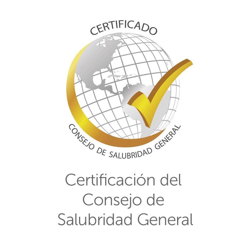 Certificaci�n del Consego de Salubridad General